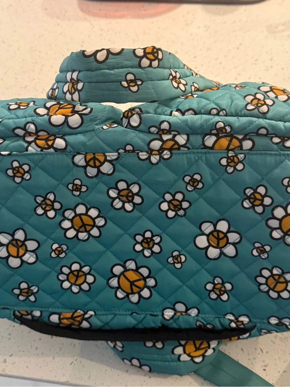No Boundaries quilted teal